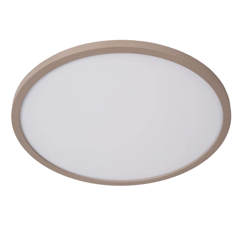 Lucide RINUS - Deckenleuchte Badezimmer - Ø 40 cm - LED - CCT - 1x24W 2200K/3000K - IP44 - Opal - Essential - ausgeschaltet